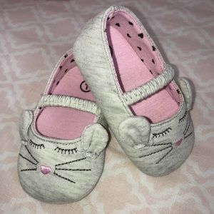Cute! Soft Sole Baby Girl Shoes, Size 1